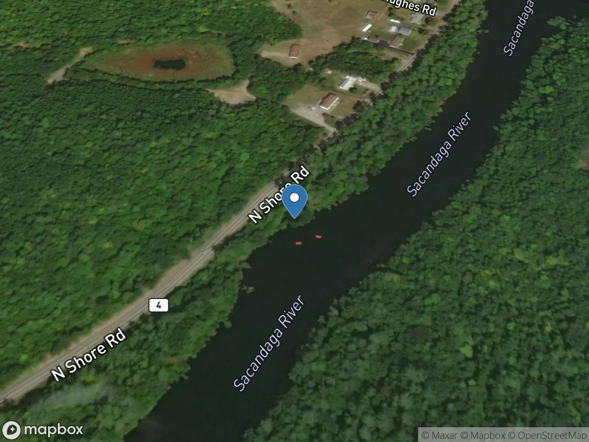 Sacandaga River at Stewarts Bridge near Hadley NY location