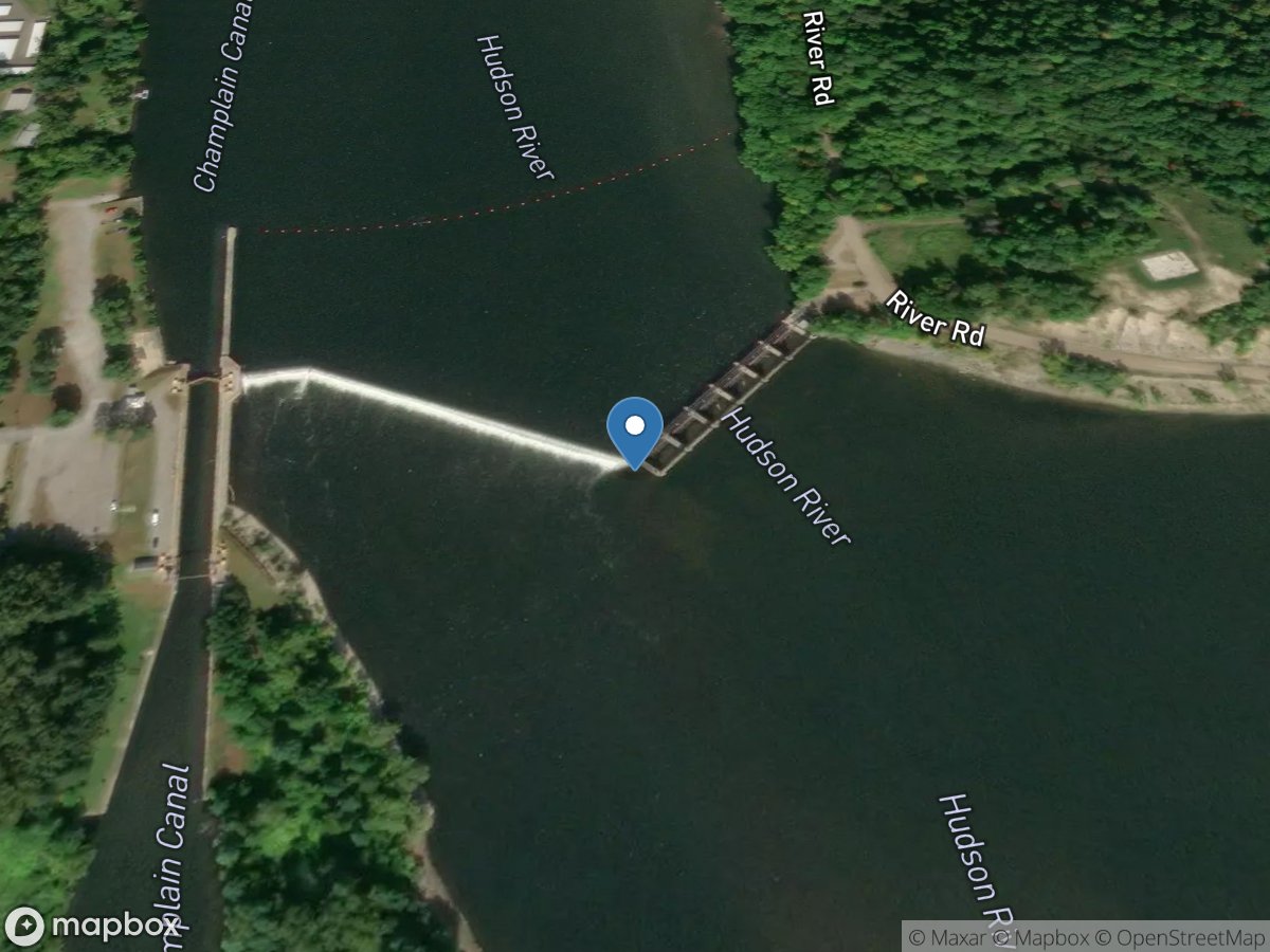 Hudson River at Lock 1 near Waterford NY location
