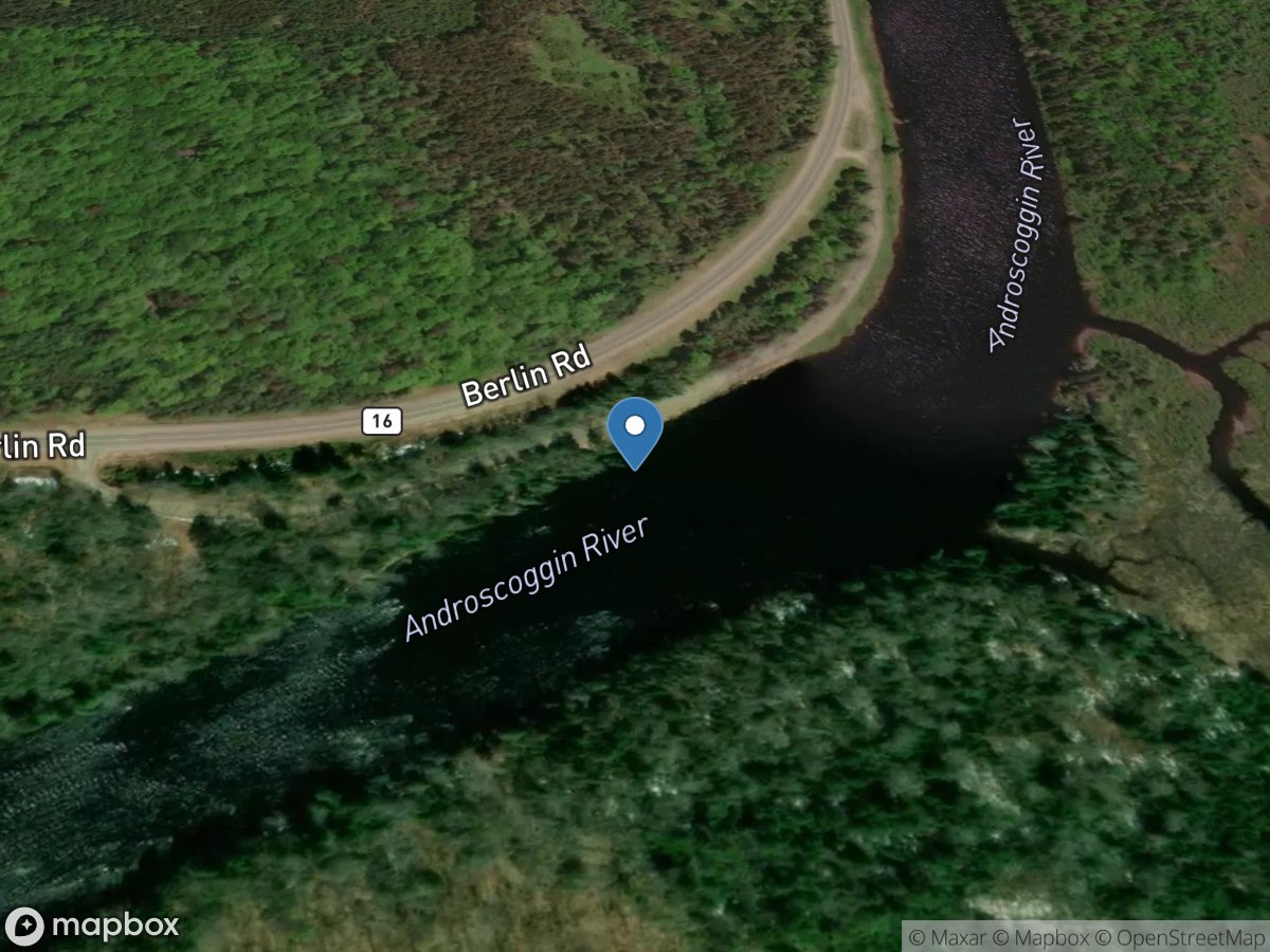 Androscoggin River below Bog Brook at Cambridge NH location