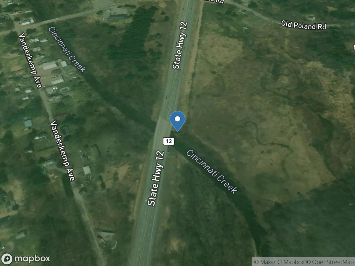 Cincinnati Creek at Barneveld NY location