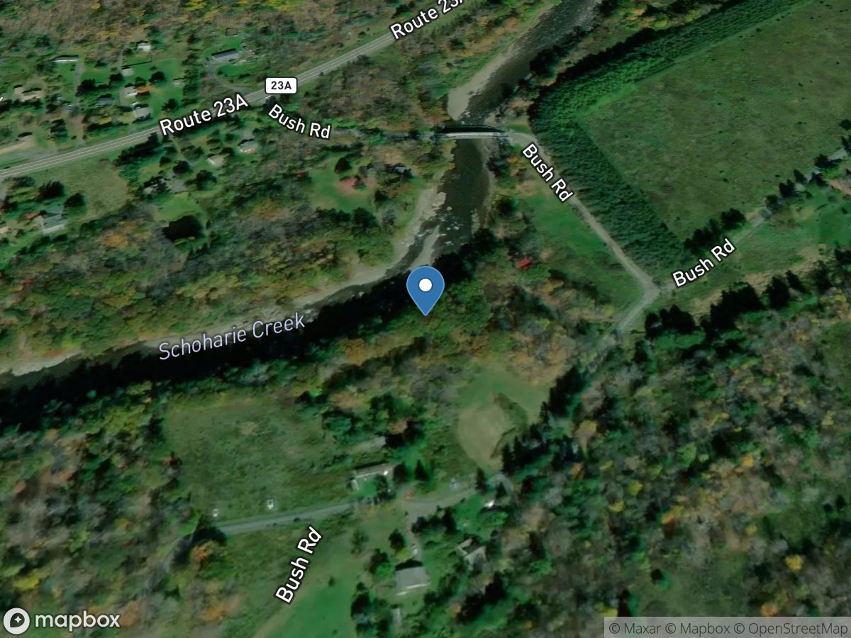 Schoharie Creek near Lexington NY location