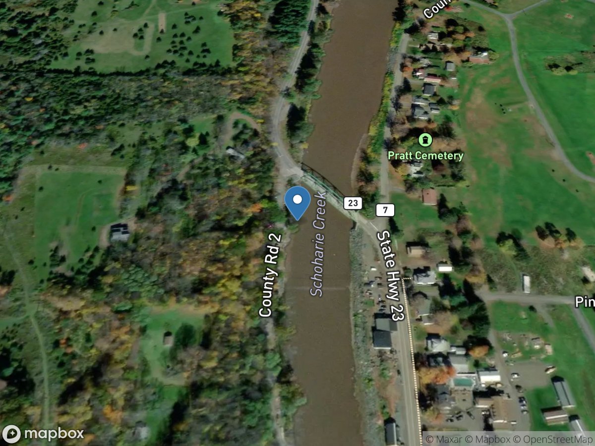 Schoharie Creek at Prattsville NY location
