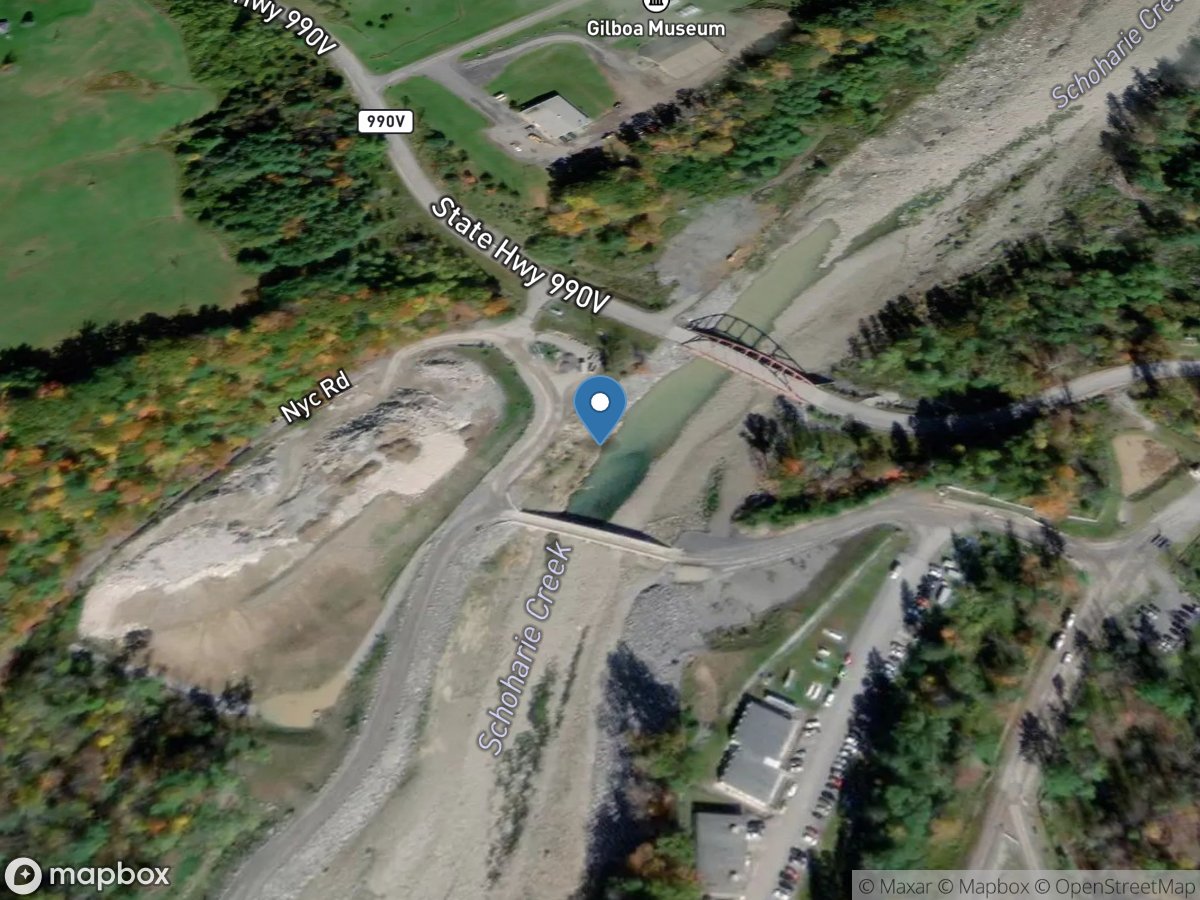 Schoharie Creek at Gilboa NY location