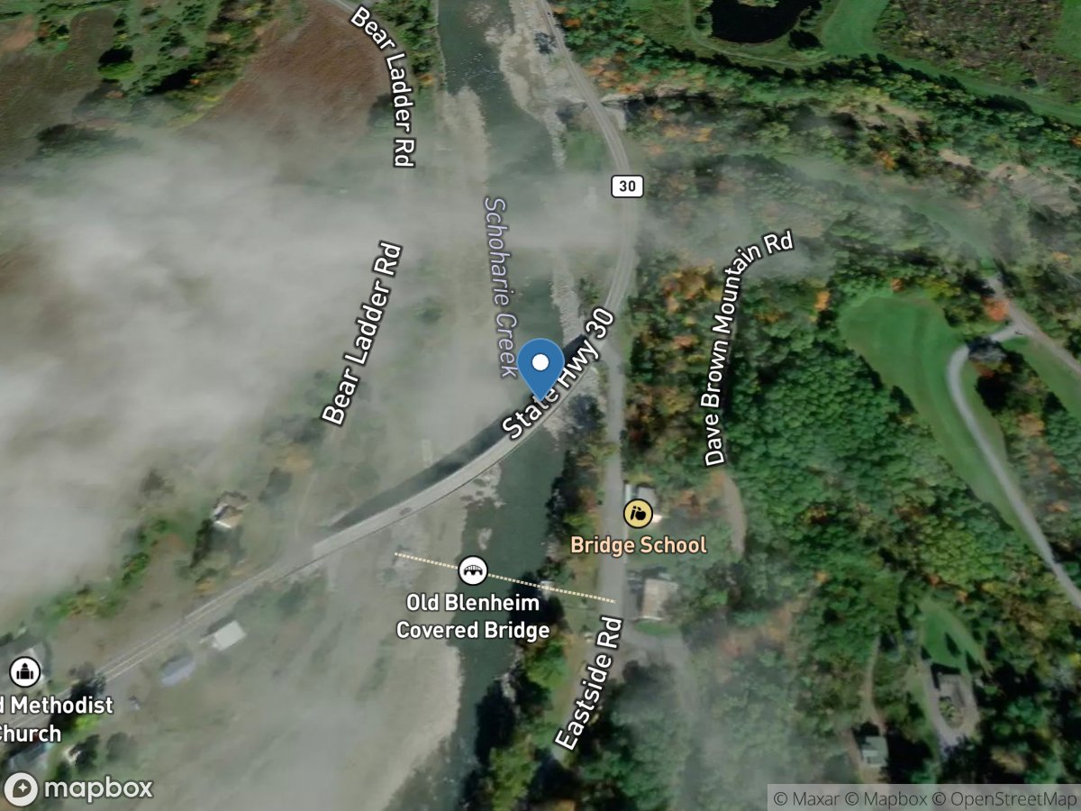 Schoharie Creek near North Blenheim NY location