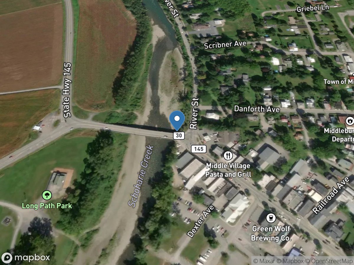 Schoharie Creek at Middleburgh NY location