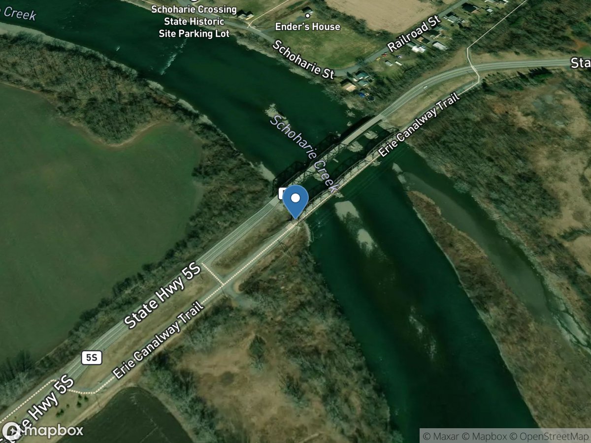 Schoharie Creek at Fort Hunter NY location