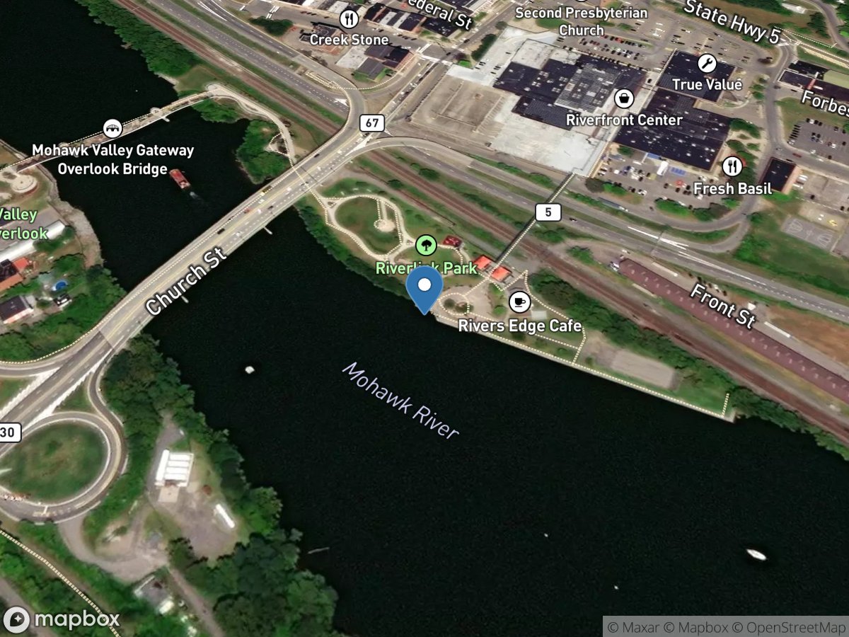 Mohawk River at Amsterdam NY location