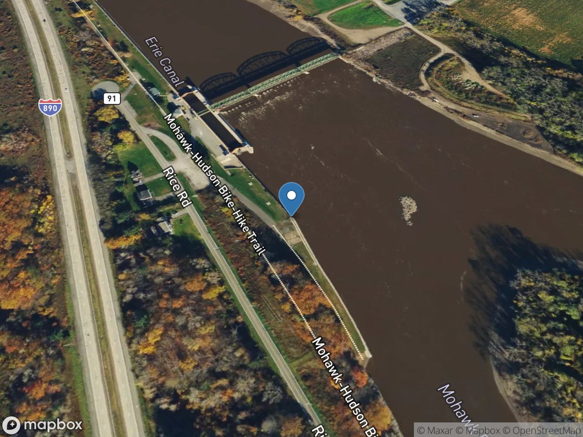 Mohawk River at Lock 8 near Schenectady NY location