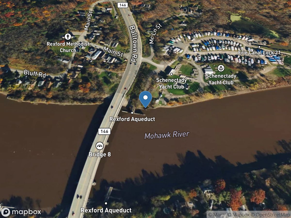 Mohawk River at Rexford NY location