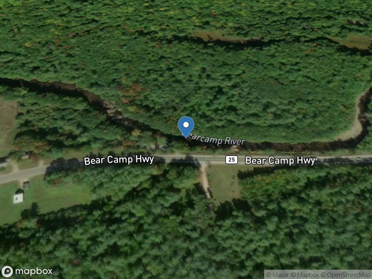 Bearcamp River at South Tamworth, NH location