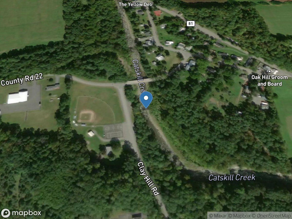 Catskill Creek at Oak Hill NY location