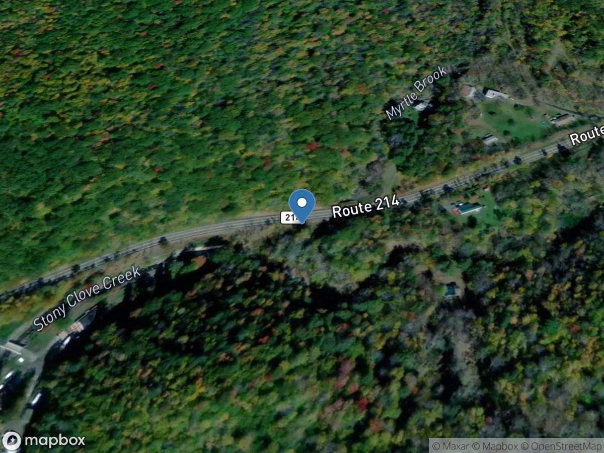 Myrtle Brook at State Highway 214 at Edgewood NY location