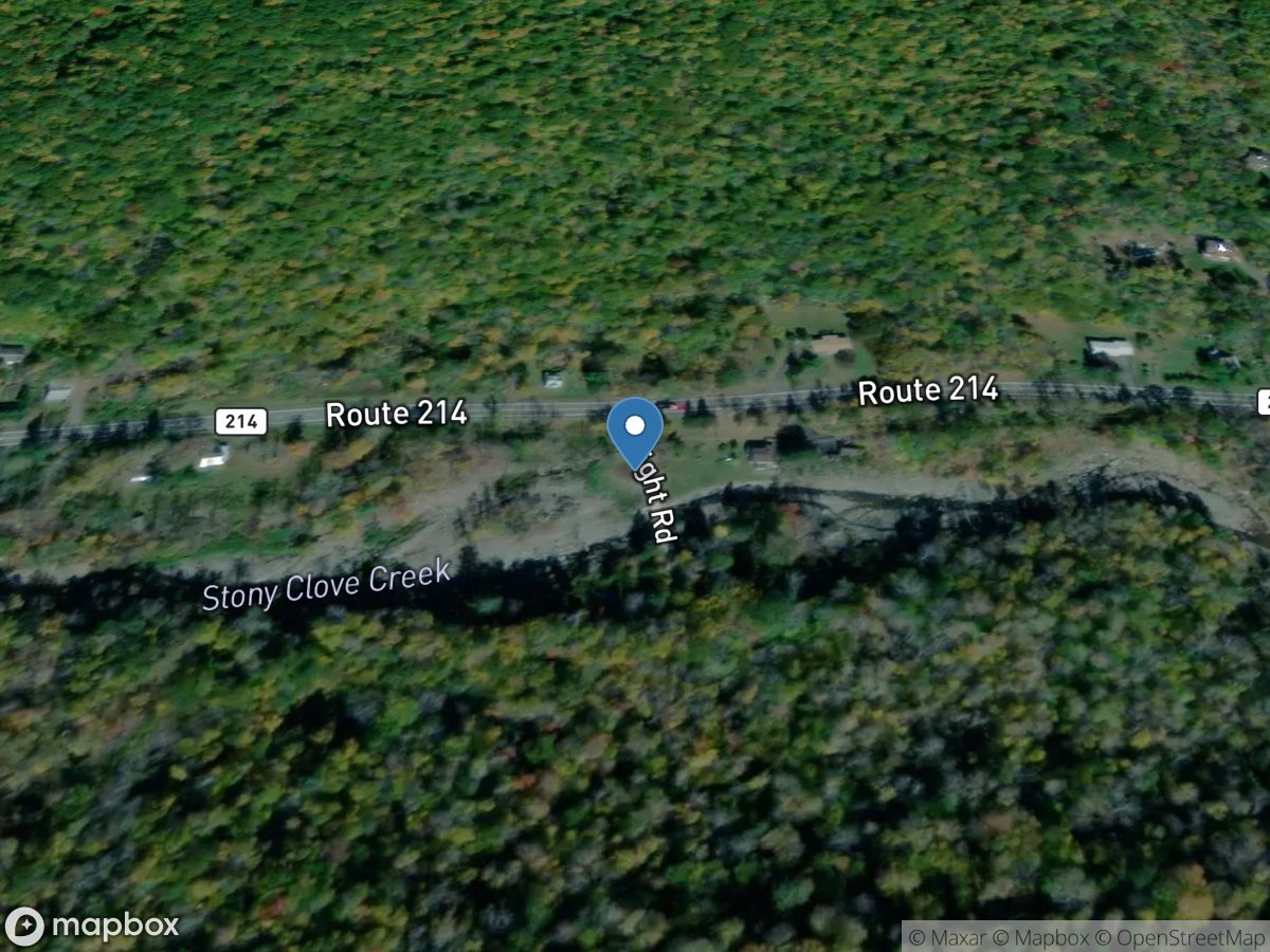 Stony Clove Creek at Wright Road near Lanesville NY location