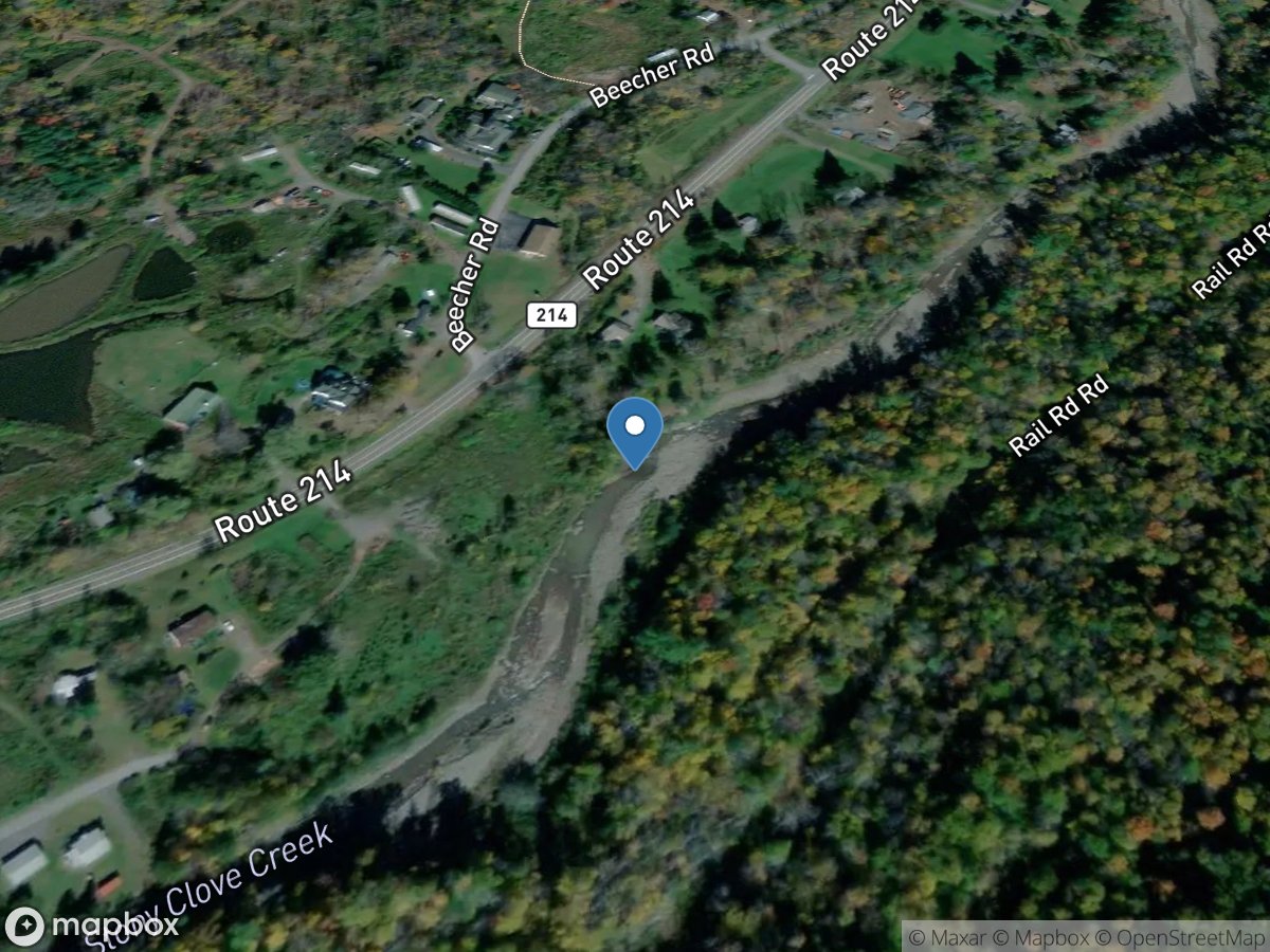 Stony Clove Creek at Lanesville NY location