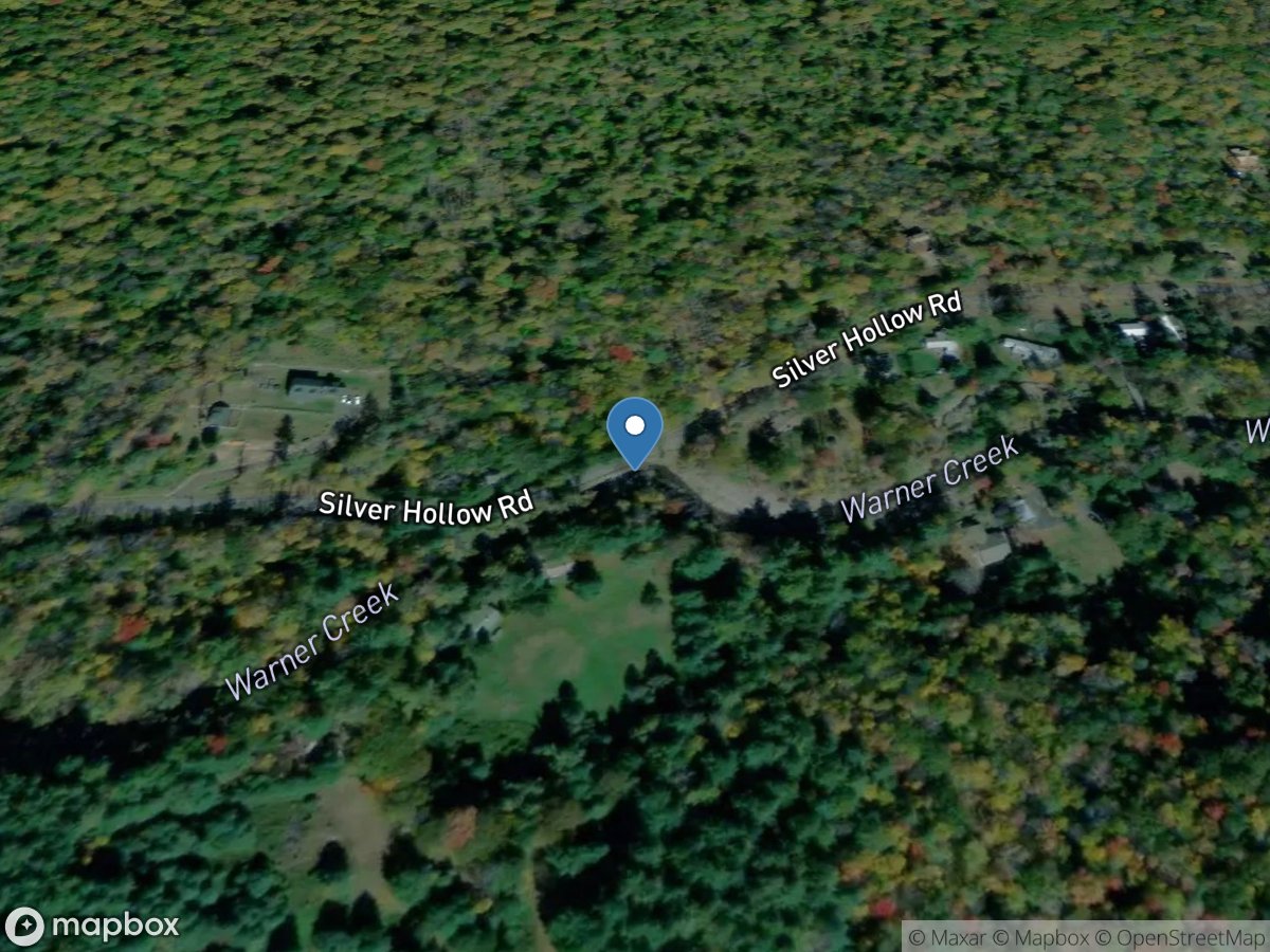 Warner Creek IN Silver Hollow near Chichester NY location