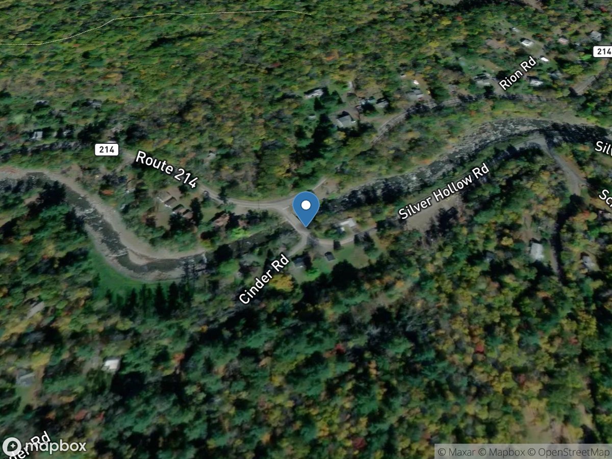 Stony Clove Creek at Silver Hollow RD, Chichester NY location