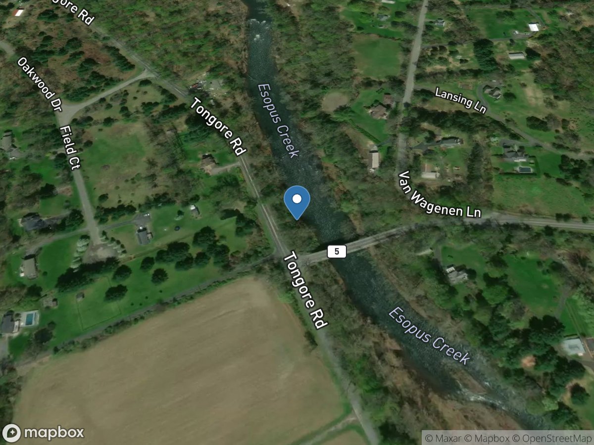 Esopus Creek near Lomontville NY location