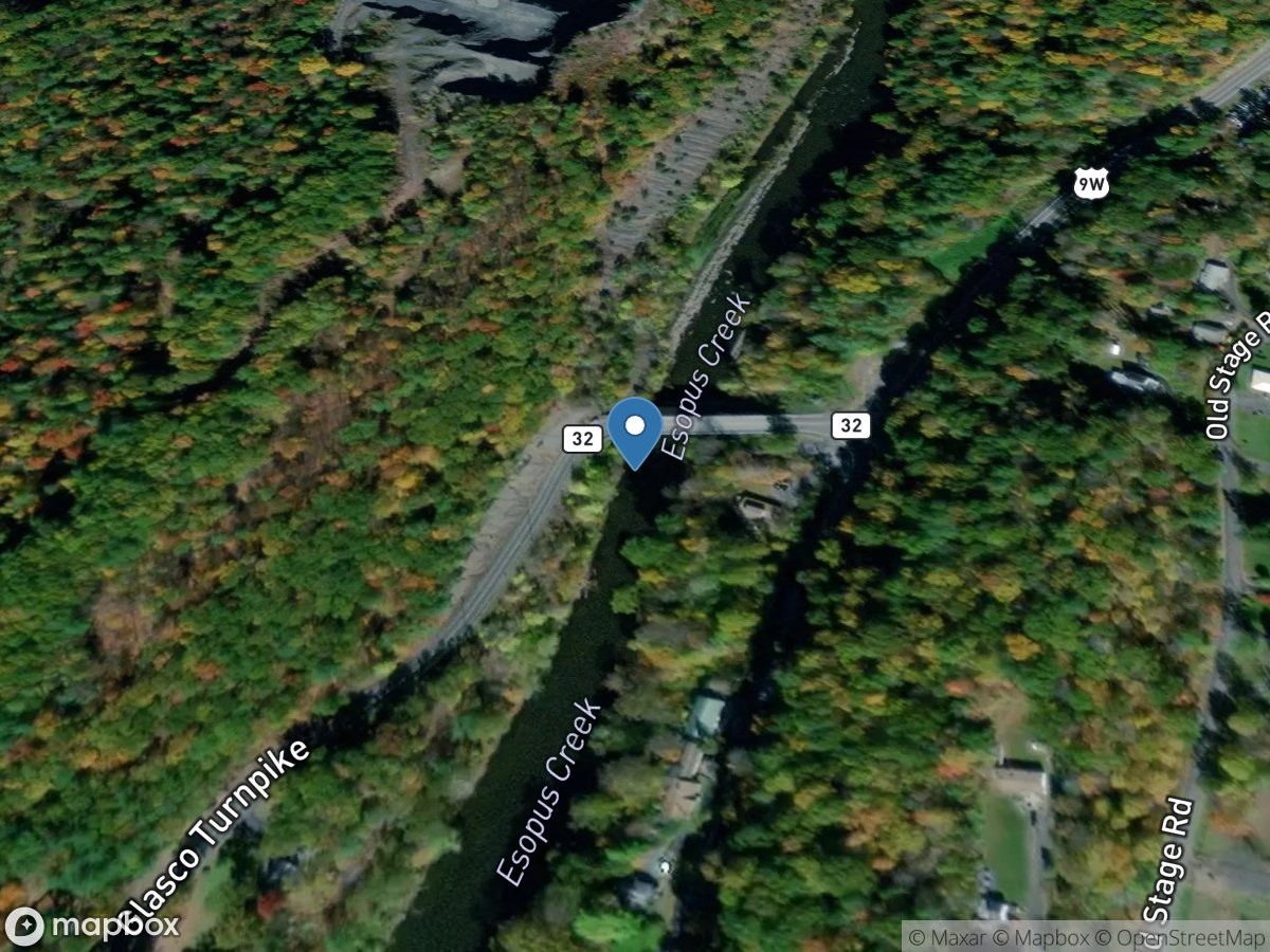 Esopus Creek at Mount Marion NY location