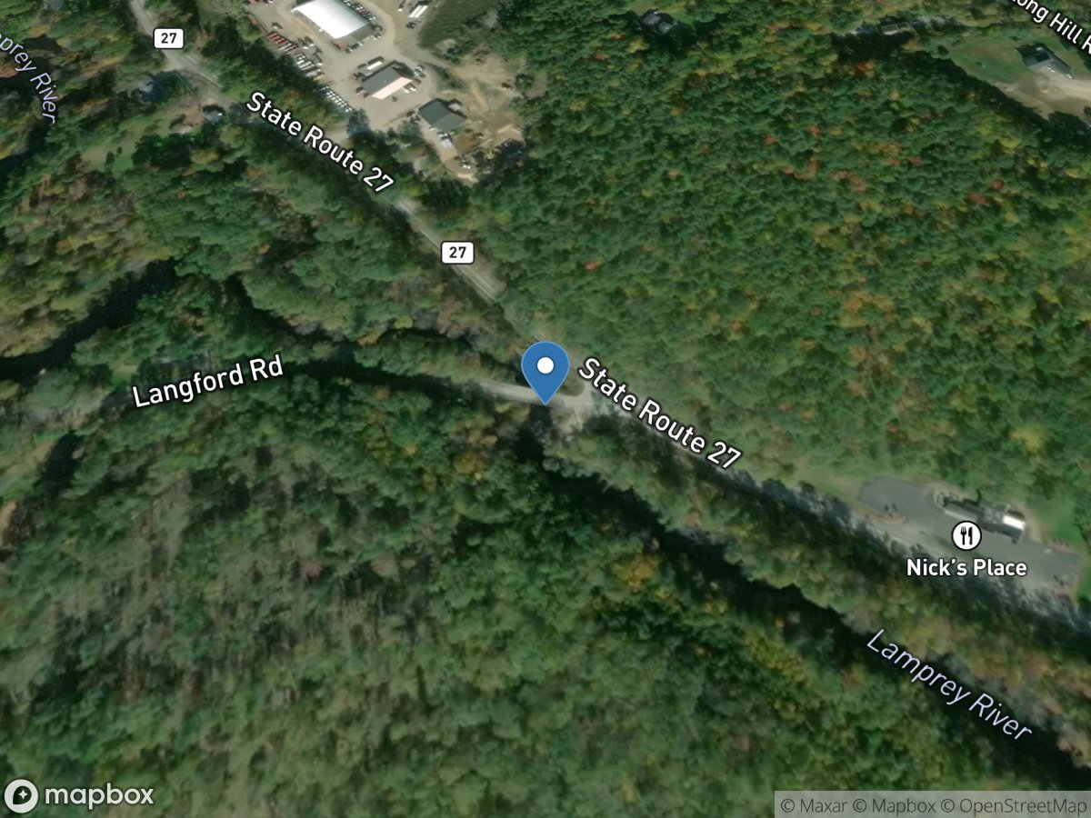 Lamprey River at Langford Road, at Raymond, NH location