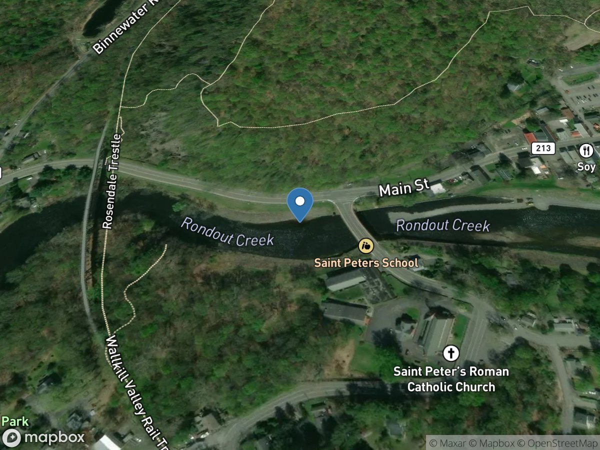 Rondout Creek at Rosendale NY location