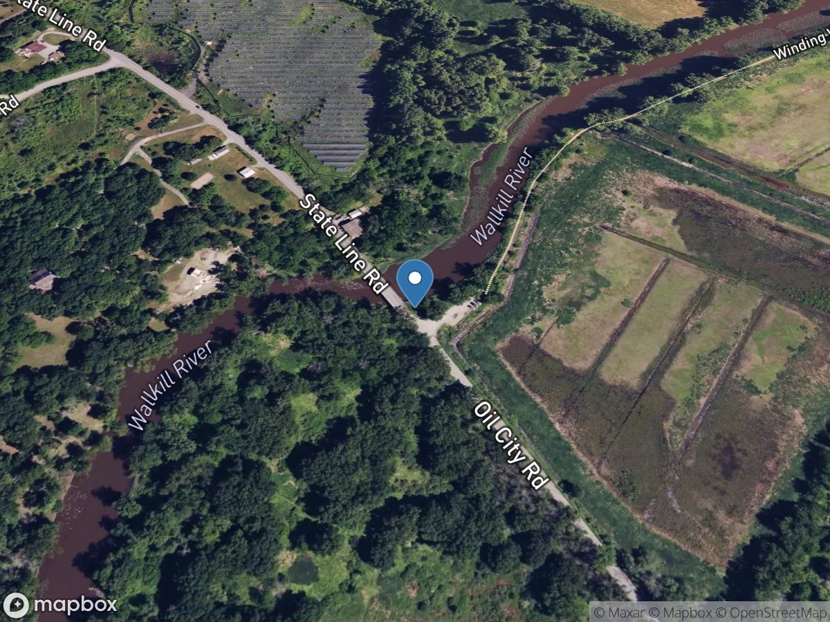 Wallkill River at Oil City Road near Unionville NY location