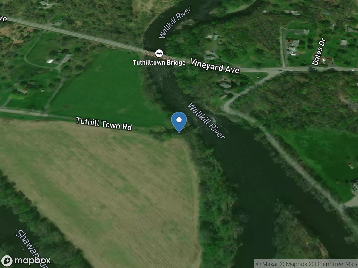 Wallkill River at Gardiner NY location