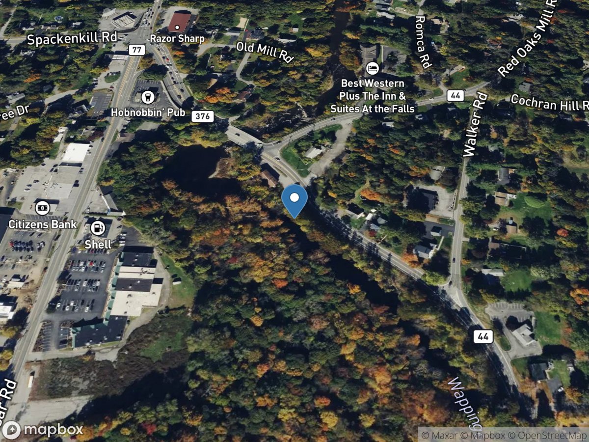 Wappinger Creek near Wappingers Falls NY location