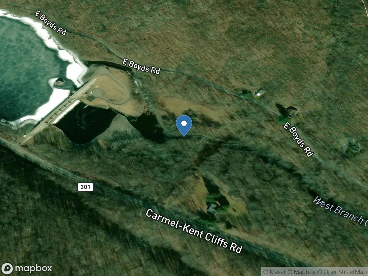 W Branch Croton River below DAM near Kent Cliffs NY location