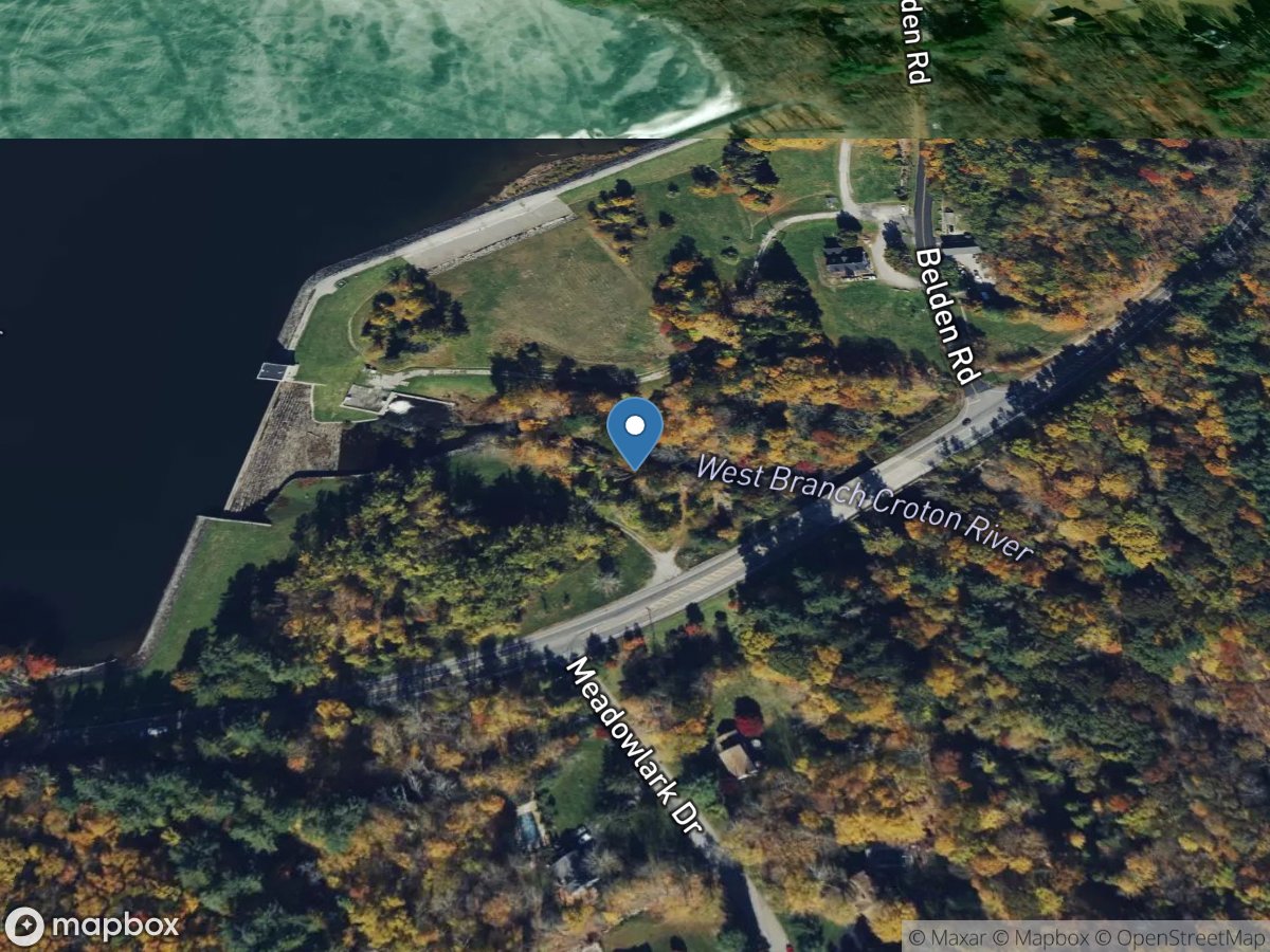 West Branch Croton River near Carmel NY location