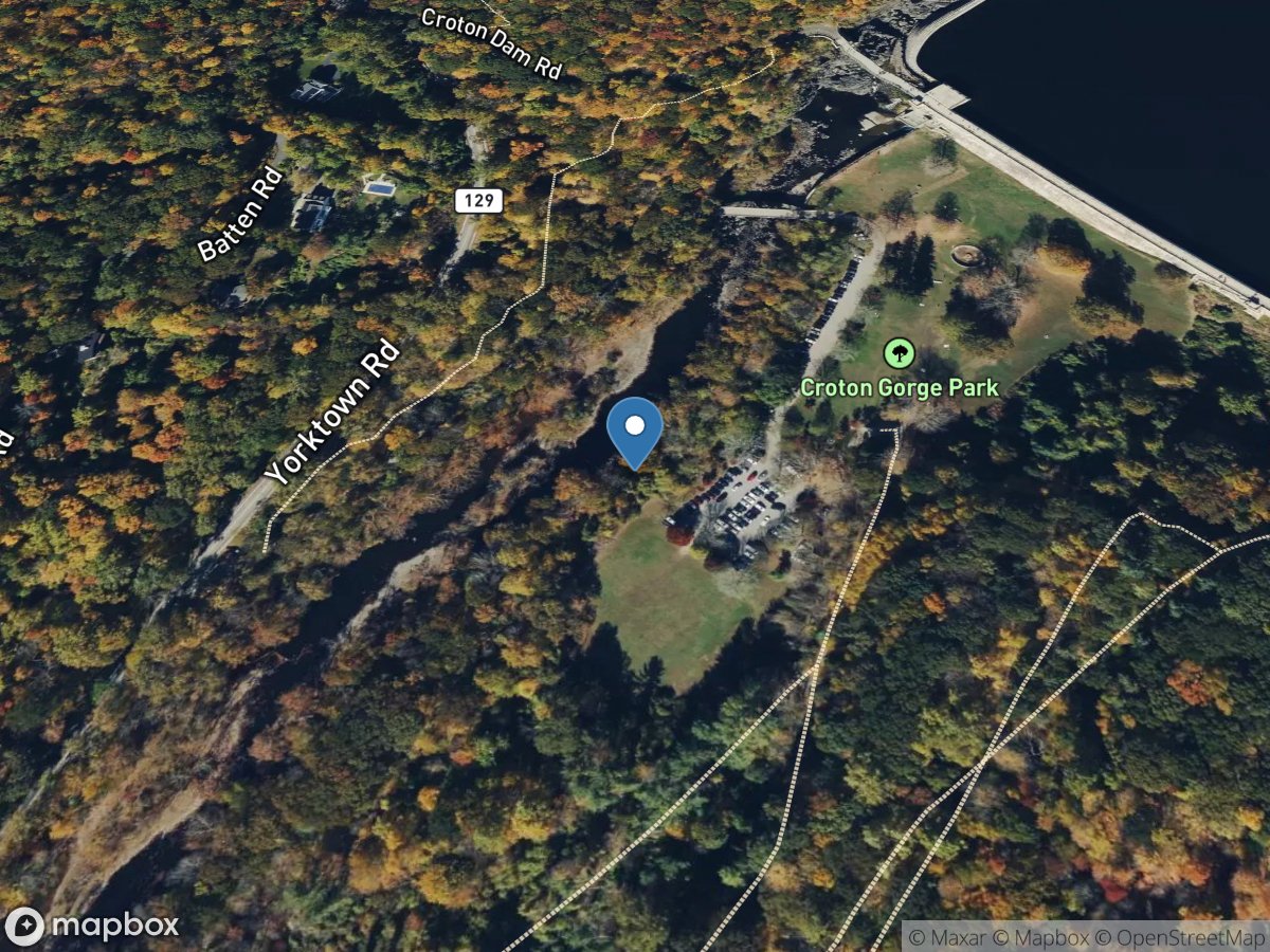 Croton River at New Croton DAM near Croton-on-Hudson NY location