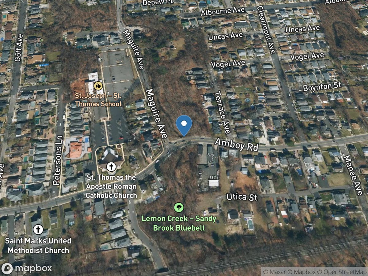 Lemon Creek at Amboy Road at Pleasant Plains NY location