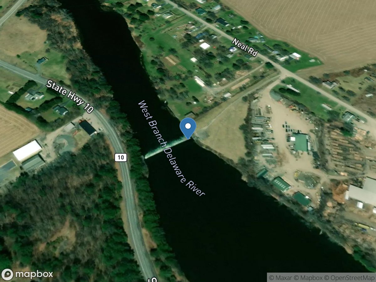 West Branch Delaware River at Stilesville NY location