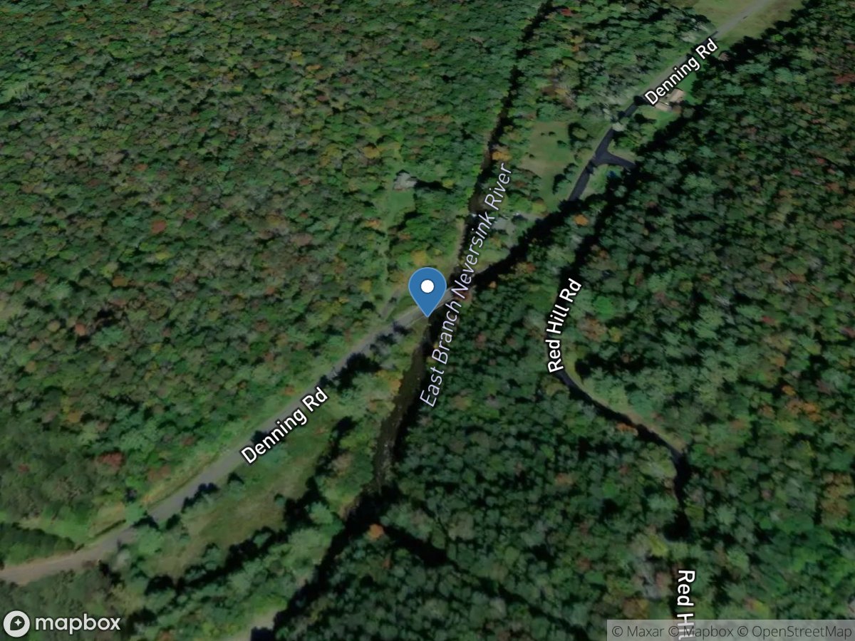 East Branch Neversink River near Claryville NY location