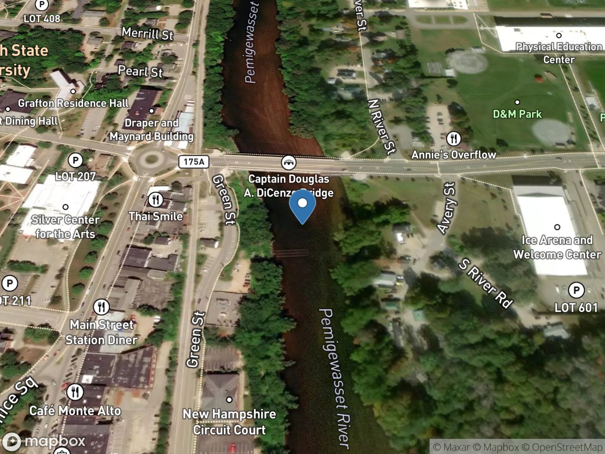 Pemigewasset River at Plymouth, NH location