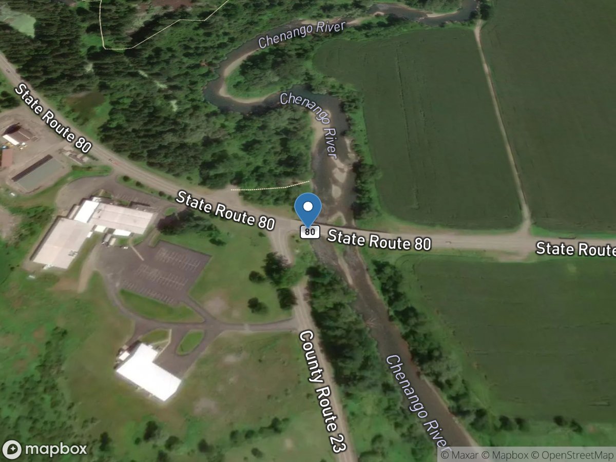 Chenango River at Sherburne NY location