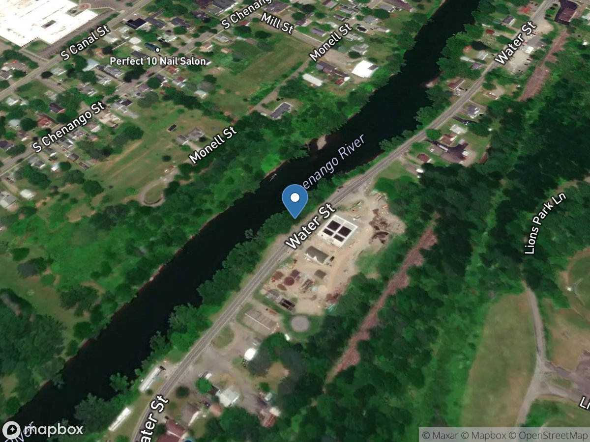 Chenango River at Greene NY location