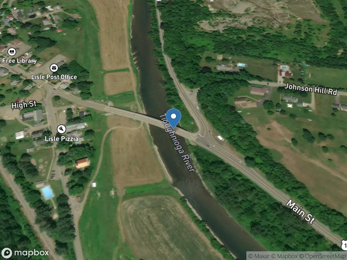 Tioughnioga River at Lisle NY location