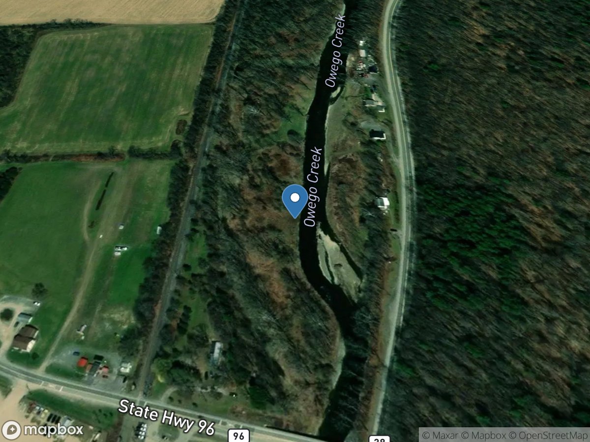Owego Creek near Owego NY location