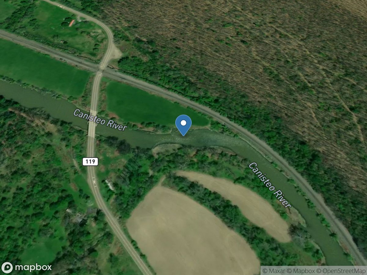 Canisteo River at West Cameron NY location