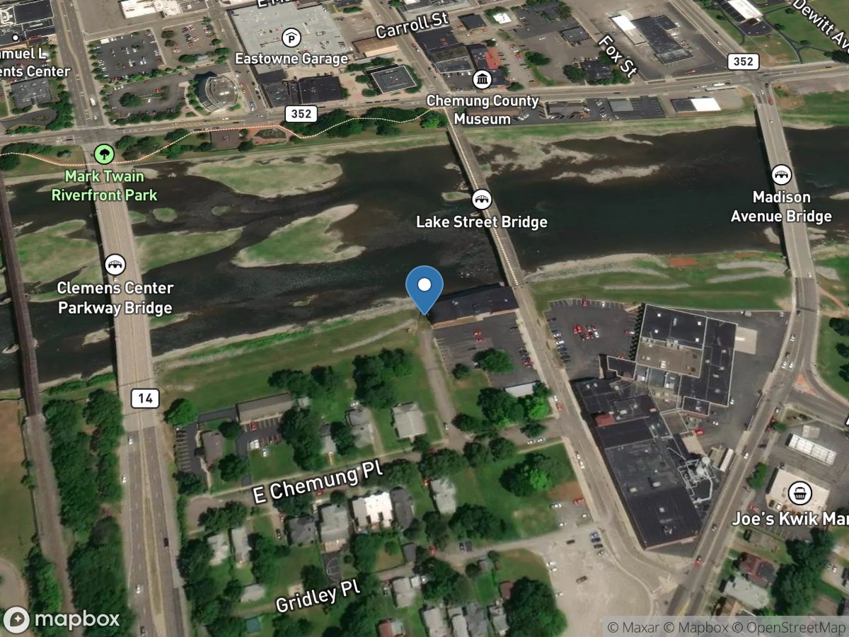 Chemung River at Elmira NY location