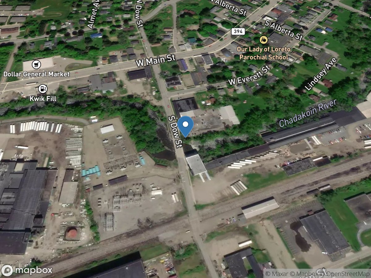 Chadakoin River at Falconer NY location