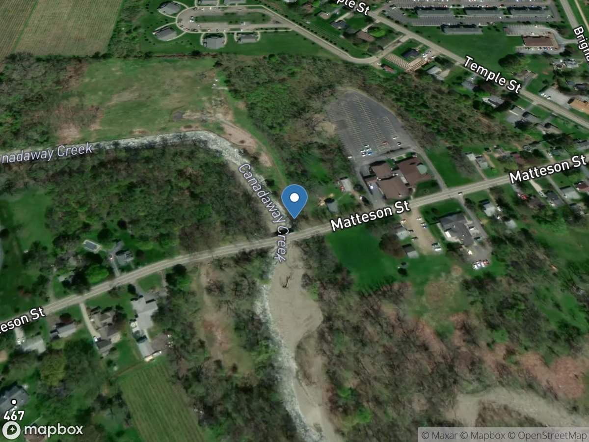 Canadaway Creek at Fredonia NY location