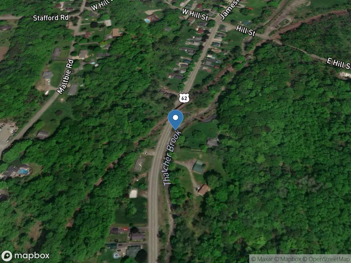 Thatcher Brook at Gowanda NY location