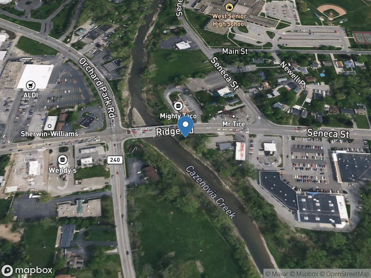 Cazenovia Creek at Ebenezer NY location