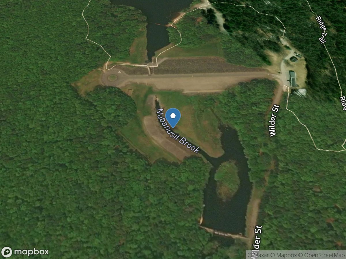 Nubanusit Bk below MacDowell DAM near Peterborough NH location