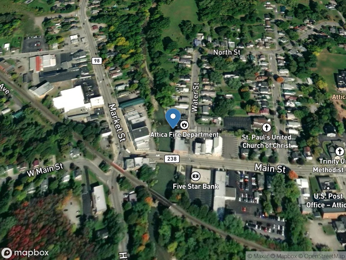 Tonawanda Creek at Attica NY location