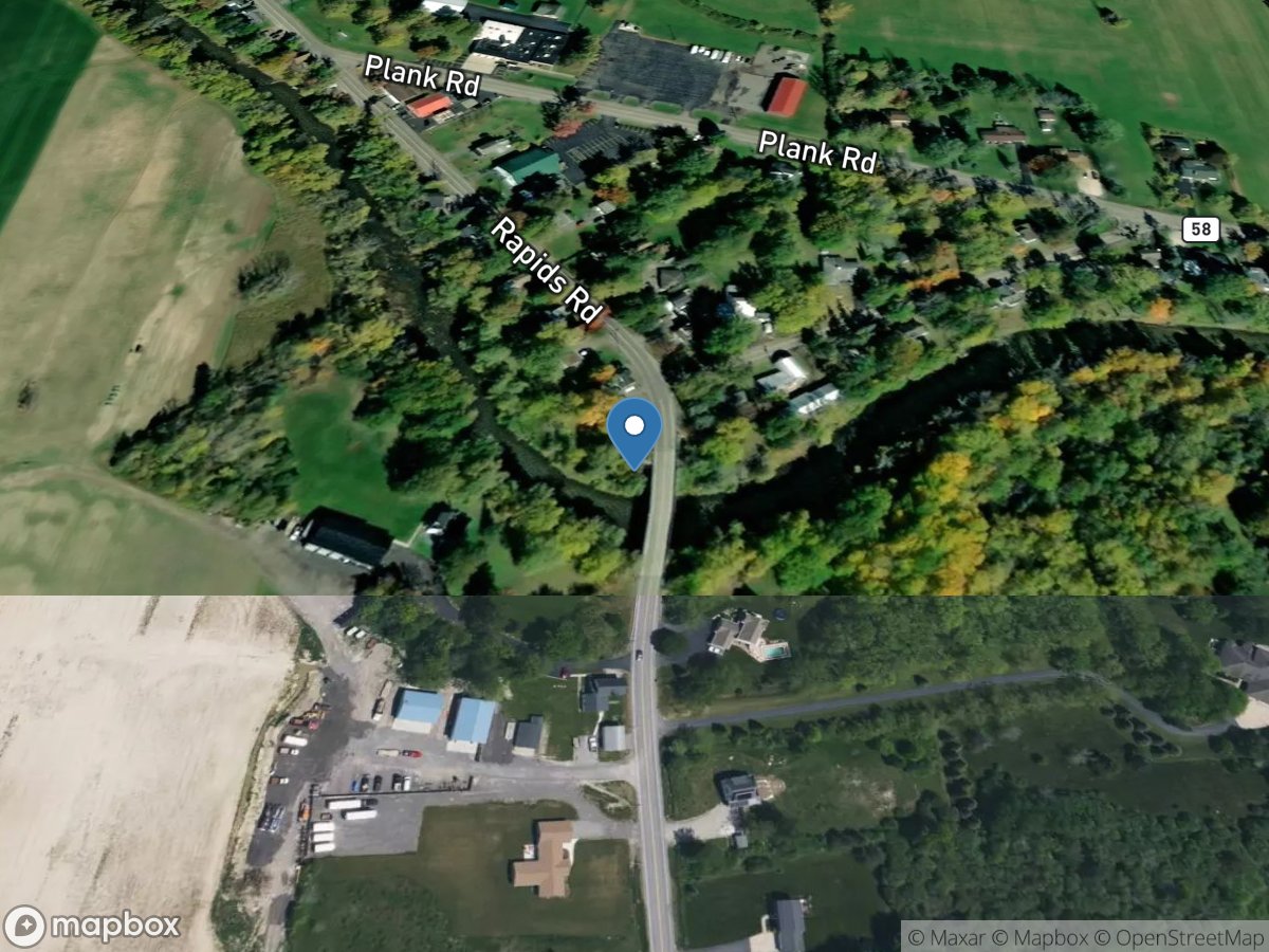 Tonawanda Creek at Rapids NY location