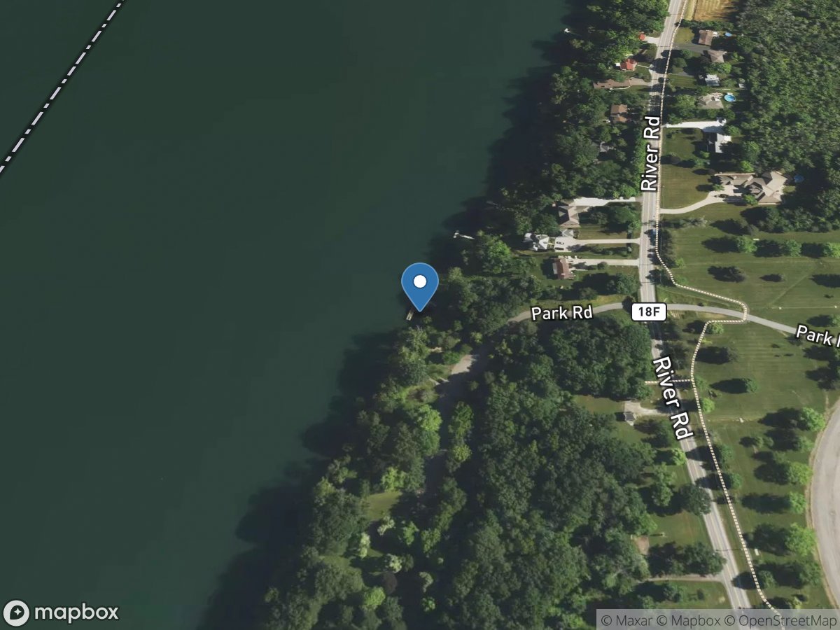 Niagara River at Joseph Davis State Park NY location