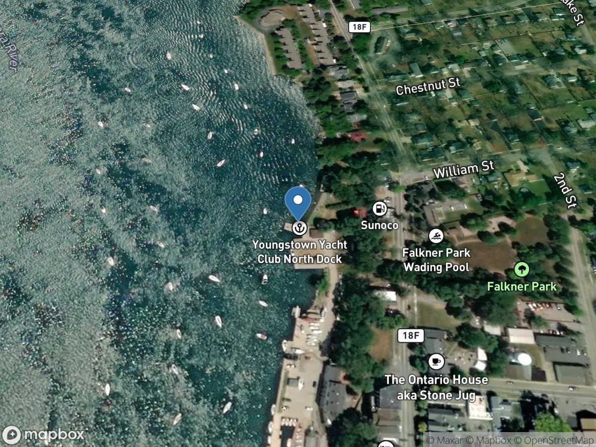 Niagara River at Youngstown NY location