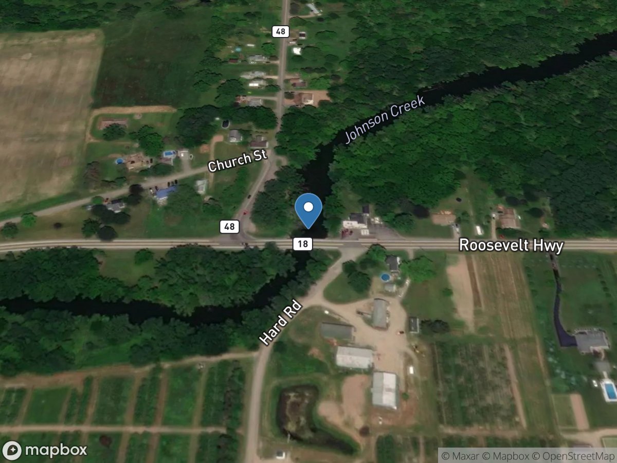 Johnson Creek at Kuckville NY location